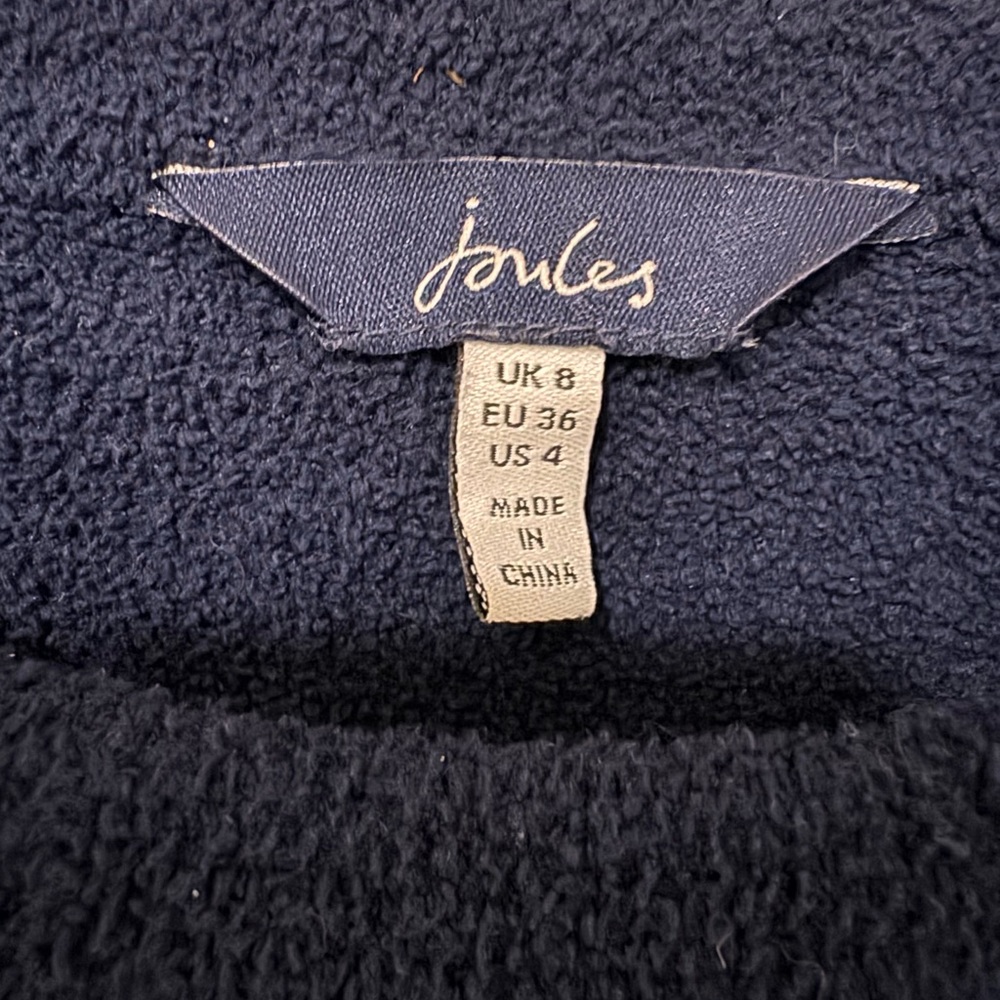 Joules Navy and White Striped Sweater - Picture 3 of 4